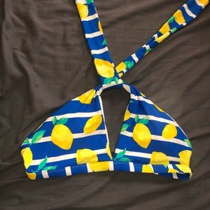 Aerie lemon bathing suit